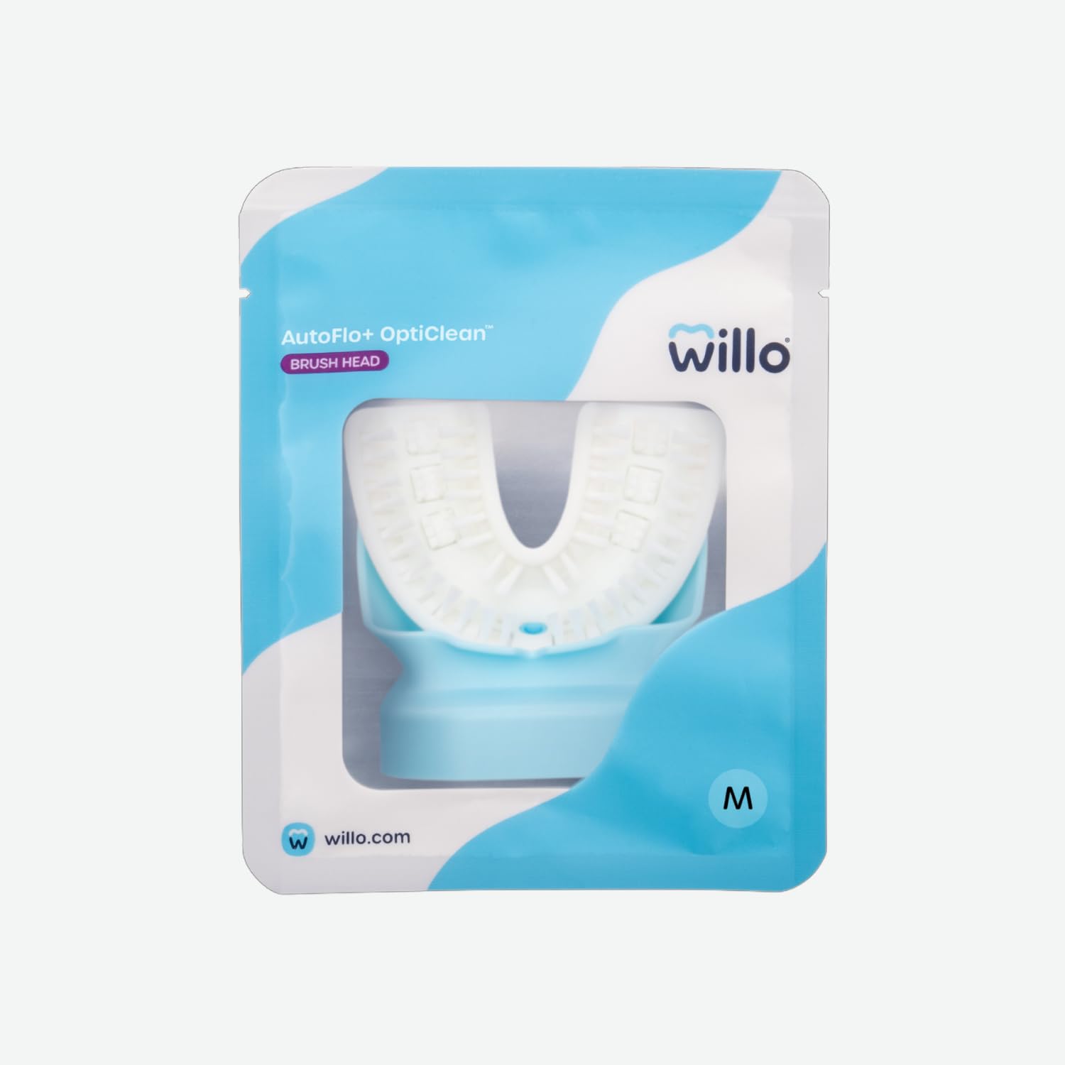 Willo Opticlean Mouthpiece for use with AutoFlo Plus Toothbrush, Replace Every 3 Months - White, Small (Kids Ages 5-7 Years)