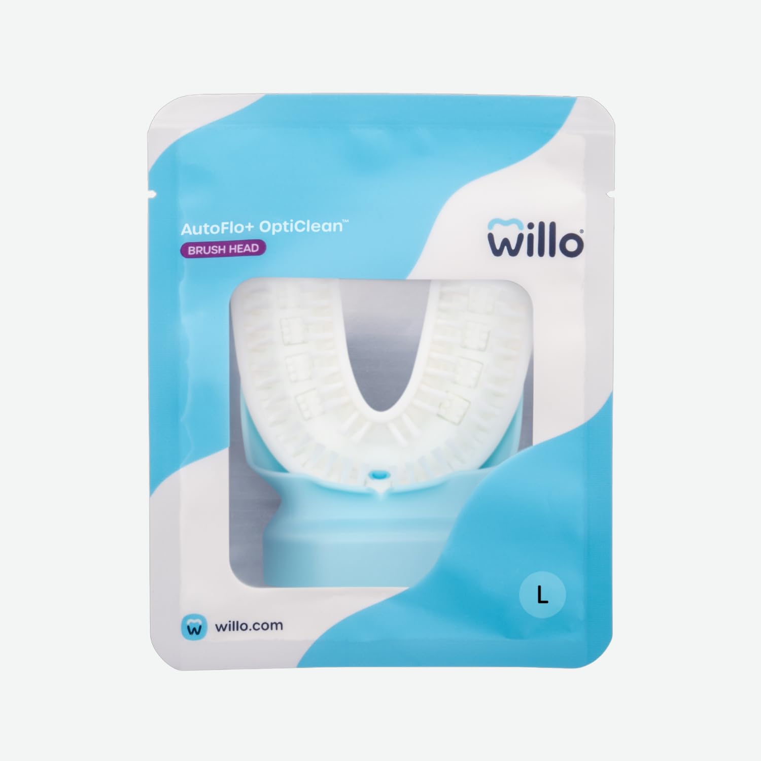 Willo Opticlean Mouthpiece for use with AutoFlo Plus Toothbrush, Replace Every 3 Months - White, Small (Kids Ages 5-7 Years)