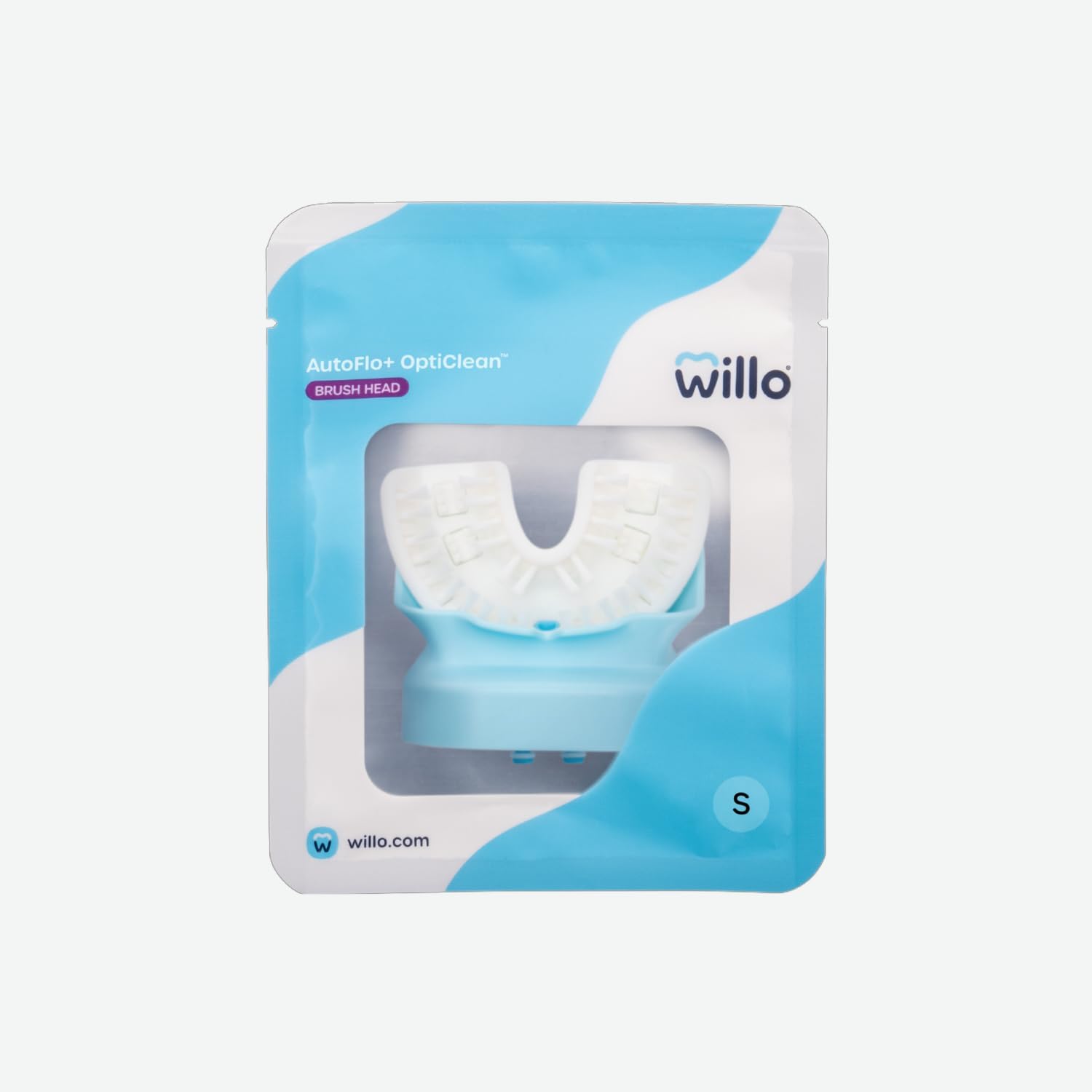 Willo Opticlean Mouthpiece for use with AutoFlo Plus Toothbrush, Replace Every 3 Months - White, Small (Kids Ages 5-7 Years)